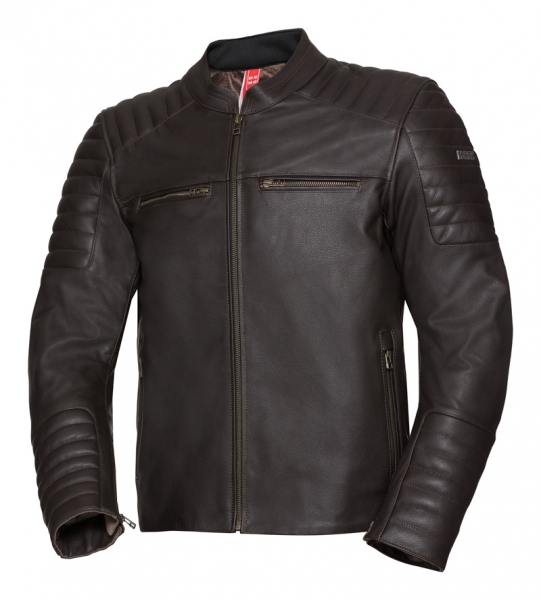 Куртка кожаная IXS Classic LD Jacke Dark коричневая