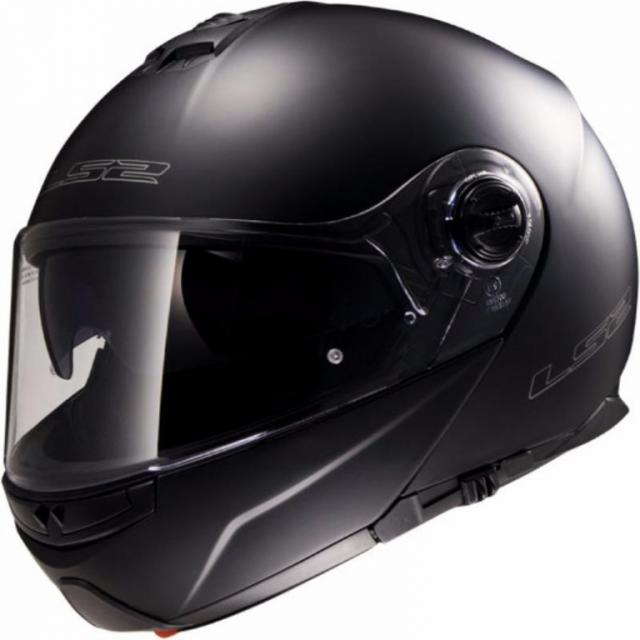 Снегоходный шлем модуляр с двойным стеклом FF325 Strobe Snow Matt Black