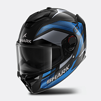 Мотошлем SHARK Spartan Gt Pro Ritmo Carbon Black/Blue/Chrome