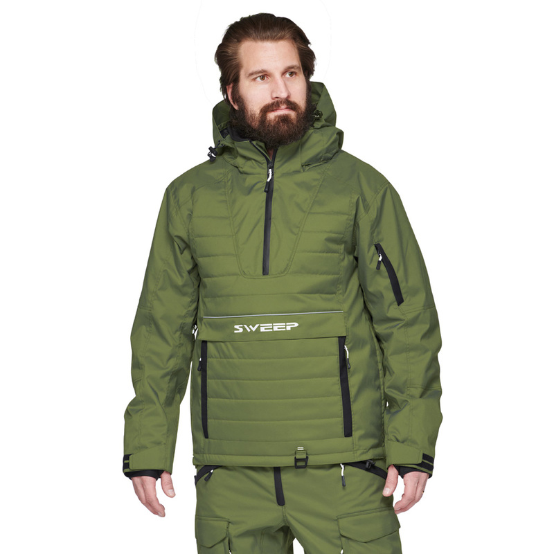 Куртка снегоходная Sweep Yeti. зеленая