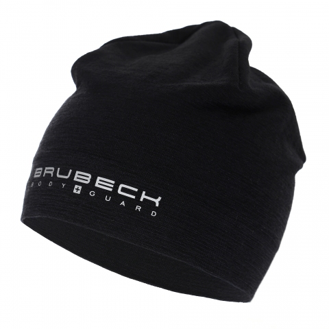 Шапка шерстяная Brubeck Active Wool Черная