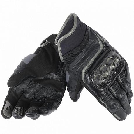 Перчатки кожаные Dainese Carbon D1 Short, черные