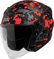 Шлем открытый IXS 99 2.0 черно-красный