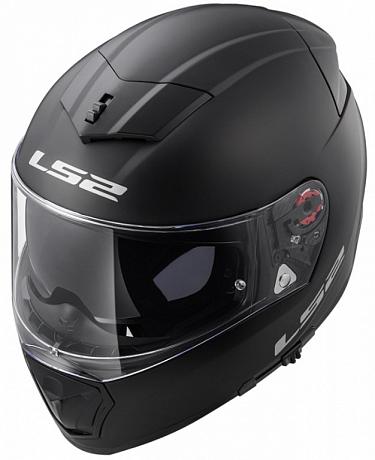 Шлем интеграл LS2 FF390 Breaker Solid черный матовый XL
