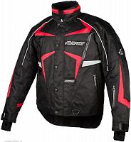 Снегоходная куртка AGVSPORT ARCTIC черная/красная