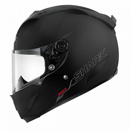 Шлем интеграл Shark Race-R Pro Blank Mat Black, черный матовый XS