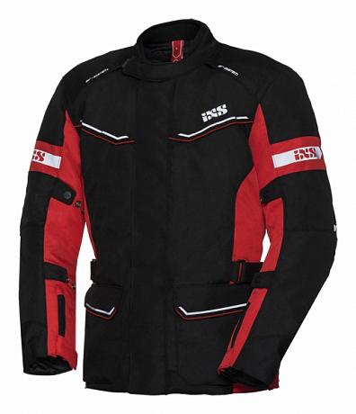 Текстильная женская куртка IXS Tour Damen Jacke Evans ST, чёрный/красный S