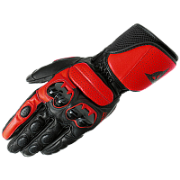 Перчатки кожаные Dainese Impeto Black-lava-red