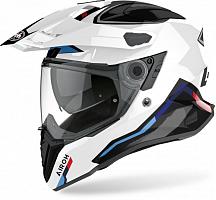 Шлем для мотокросса Airoh Commander Factor Белый глянец