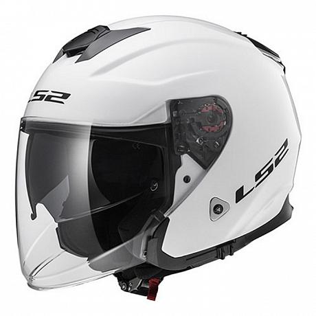 Открытый шлем OF521 LS2 Infinity Solid Белый XS