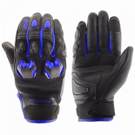 Кожаные перчатки Moteq Stinger синие M