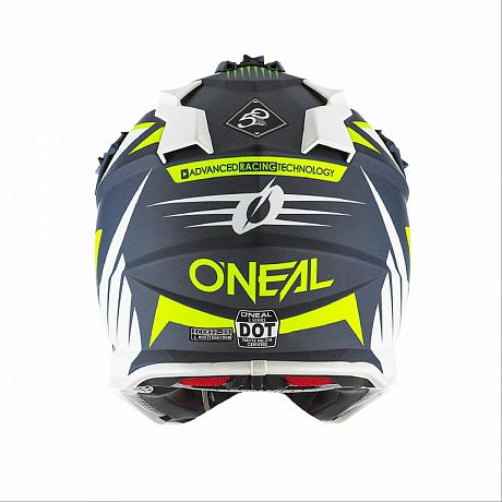 Кроссовый шлем Oneal 2Series Spyde 2.0, Синий/Желтый S