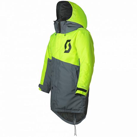 Куртка SCOTT Coat Warm-Up grey/neon yellow XS/S