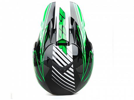 Кроссовый шлем IXS HX261 Thunder зеленый