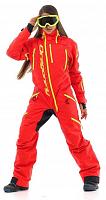 Снегоходный комбинезон Dragonfly Extreme Woman 2020 Red-Fluo