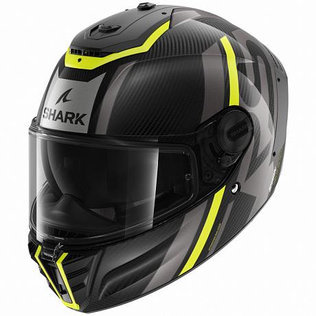 Шлем Shark SPARTAN RS CARBON SHAWN Black/Yellow/Antracite S