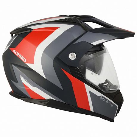 Шлем Acerbis FLIP FS-606 Grey/red
