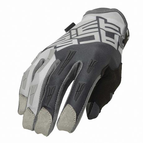 Мотоперчатки кроссовые Acerbis MX X-H серый/темно-серый S