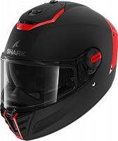Мотошлем интеграл Shark Spartan RS Blank Красный/Черный