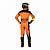 Oneal Штаны Element Racewear 21 оранжевый/синий