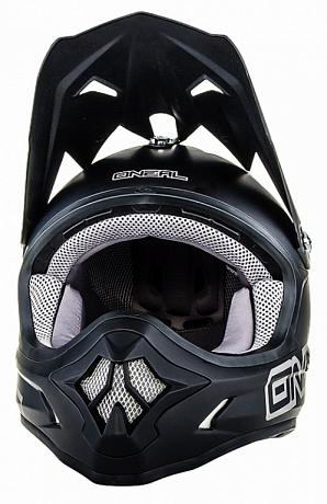 Кроссовый шлем Oneal 3Series чёрный матовый