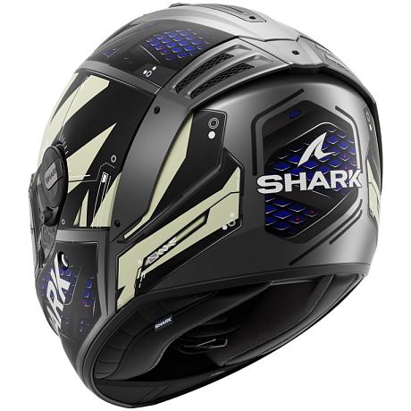 Шлем SHARK SPARTAN RS STINGREY MAT Antracite/Antracite/Blue
