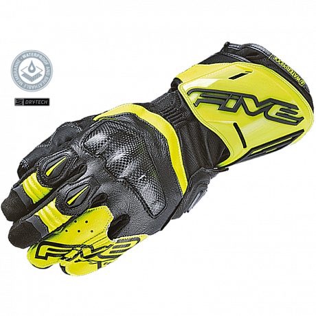 Мотоперчатки Five RFX WP black-fluo yellow XL