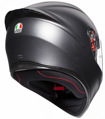 Шлем интеграл AGV K1 Solid Matt Black XL