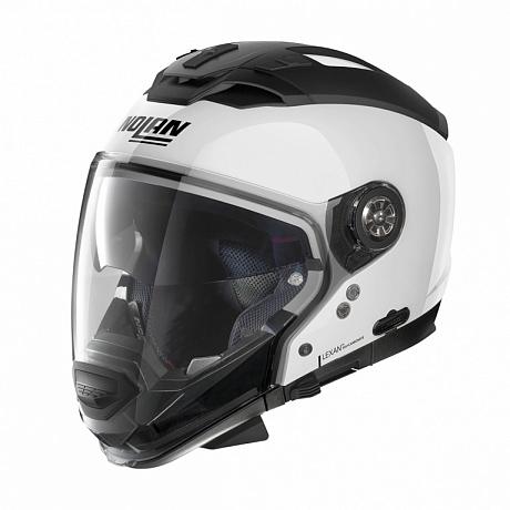 Шлем Nolan N70-2 GT Special N-COM 15 черно-беліый XS