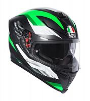 Шлем интегал AGV K-5 S Marble Matt black/white/green