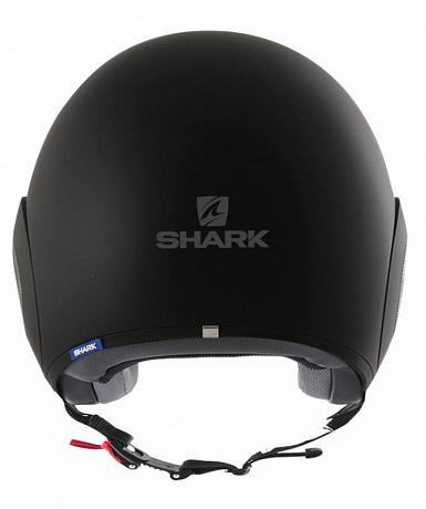 Шлем открытый Shark Micro Blank Mat Black, черный мат.