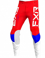 Брюки FXR Clutch Pro MX Pant 22 Red/Royal Blue/White