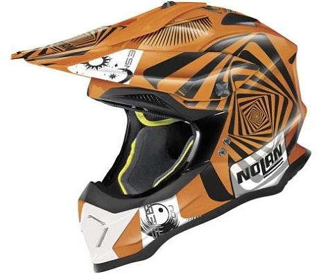 Nolan Кроссовый шлем N53 Riddler 088 Led Orange XS