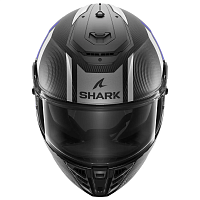 Шлем Shark Spartan Rs Carbon Shawn Mat Black/Blue/Silver