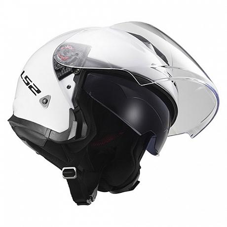 Открытый шлем OF521 LS2 Infinity Solid Белый XS