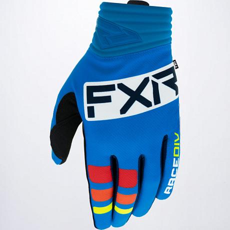 Перчатки FXR Prime MX Glove 22 Cobalt Blue/White L