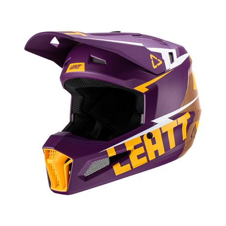 Шлем подростковый Leatt Moto 3.5 Junior Indigo