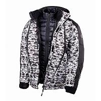 Снегоходная куртка AGVSPORT Pixel на мембране, черная/белый