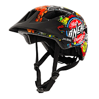 Шлем детский велосипедный O'NEAL ROOKY YOUTH CRANK черный/красный