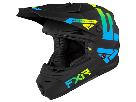 Шлем FXR MX Youth Legion Helmet 22 Black/Blue/Hi Vis S