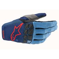 Мотоперчатки Alpinestars Racefend Gloves, темно-синий/бледно-синий/ярко-красный