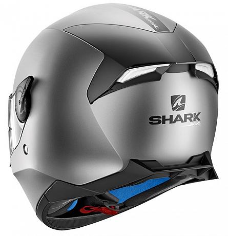 Шлем интеграл Shark Skwal 2 Blank Mat, антрацит