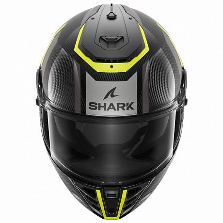 Шлем Shark SPARTAN RS CARBON SHAWN Black/Yellow/Antracite XL