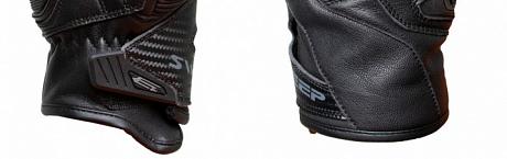 Мотоперчатки кожаные Sweep Forza черный