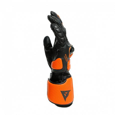 Перчатки кожаные Dainese Impeto Black/Flame-Orange