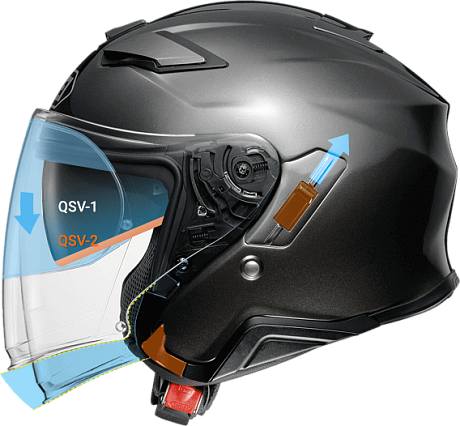 Шлем открытый Shoei J-Cruise II Candy, черный матовый купить по