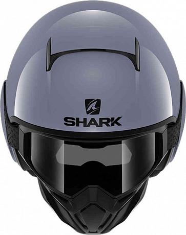 Шлем открытый Shark Street-Drak Blank Nardo Gray