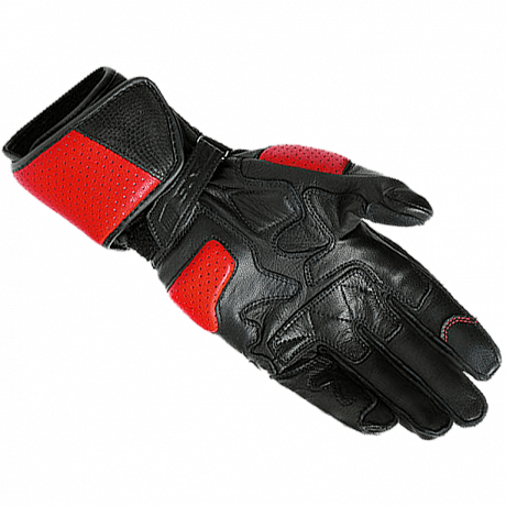 Перчатки кожаные Dainese Impeto Black-lava-red