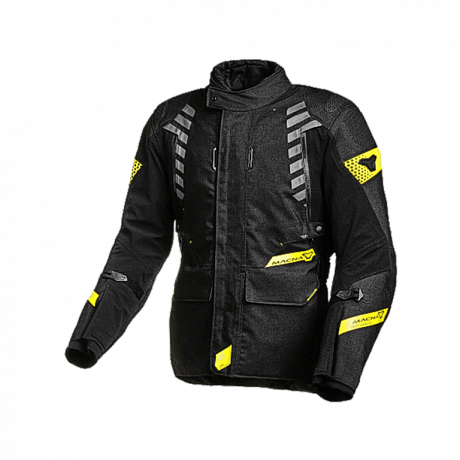 Куртка ткань MACNA ULTIMAX черн. с желт. полосками S