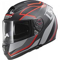 Шлем интеграл LS2 FF397 Vector Ft2 Vantage, черно-красный